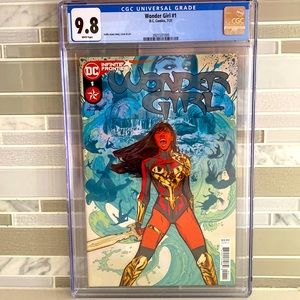 D. C. Comics 2021 Wonder Girl # 1 9.8 CGC graded comic book